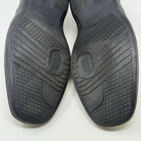 Dr Comfort Wing Shoes Mens 13 M Brown Leather Lace Up Casual Dress Brogue Ortho - Picture 15 of 16